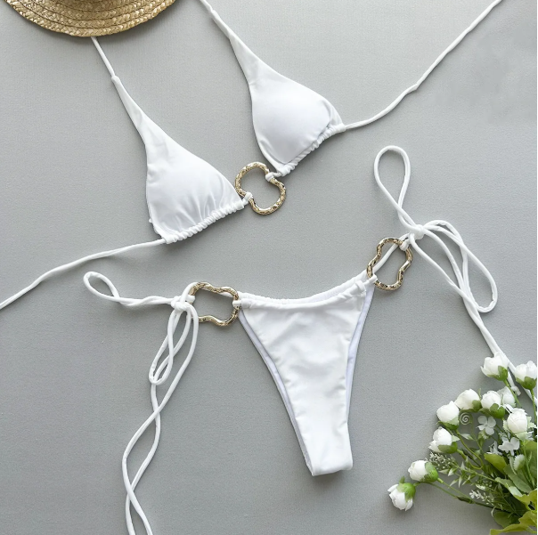 Luxe Tie Bikini – Adjustable Two-Piece Swimsuit
